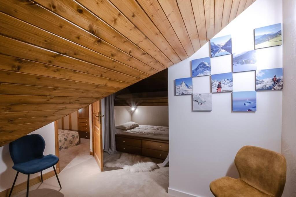 Bel Appartement Entier En Style Chalet A Chamonix Exterior photo